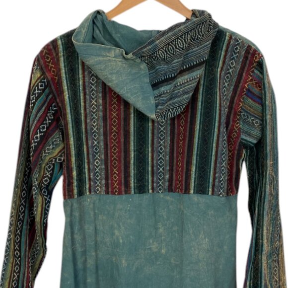 Patchwork hooded duster jacket - NEW - Picture 8 of 12